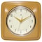 Infinity Instruments Square Retro Saffron Wall Clock, 9.25 in. 13228SY-4103 - alternate 1